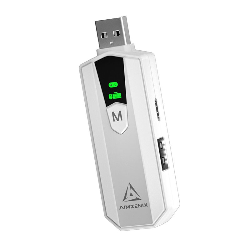 Pc Gaming Used - AIMZENIX AX200PRO PC ゲーム K&M コンバーターコンバーターアダプター