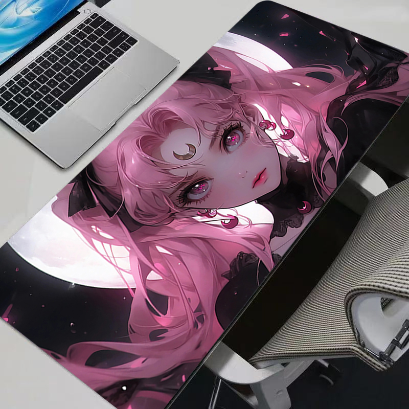 Pc Gaming Used - マウスパッド S-セーラームーン アニメ マウスパッド ゲーマー キーボード