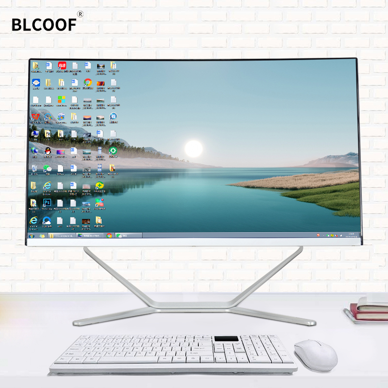 湾曲した画面を備えたPS4デスクトップPC,ゲーム,PC,  - Pc Gaming Fullset のレビューと価格
