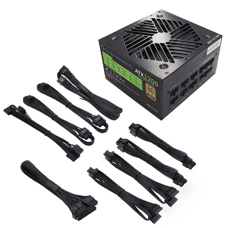 PCIE 5.0 1200 ワット PC 電源フルモジュラー - Pc Gaming Fullset のレビューと価格