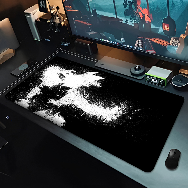 DBZ ブラックアニメマウスパッドドラゴンボール大型 PC  - Pc Gaming Used のレビューと価格