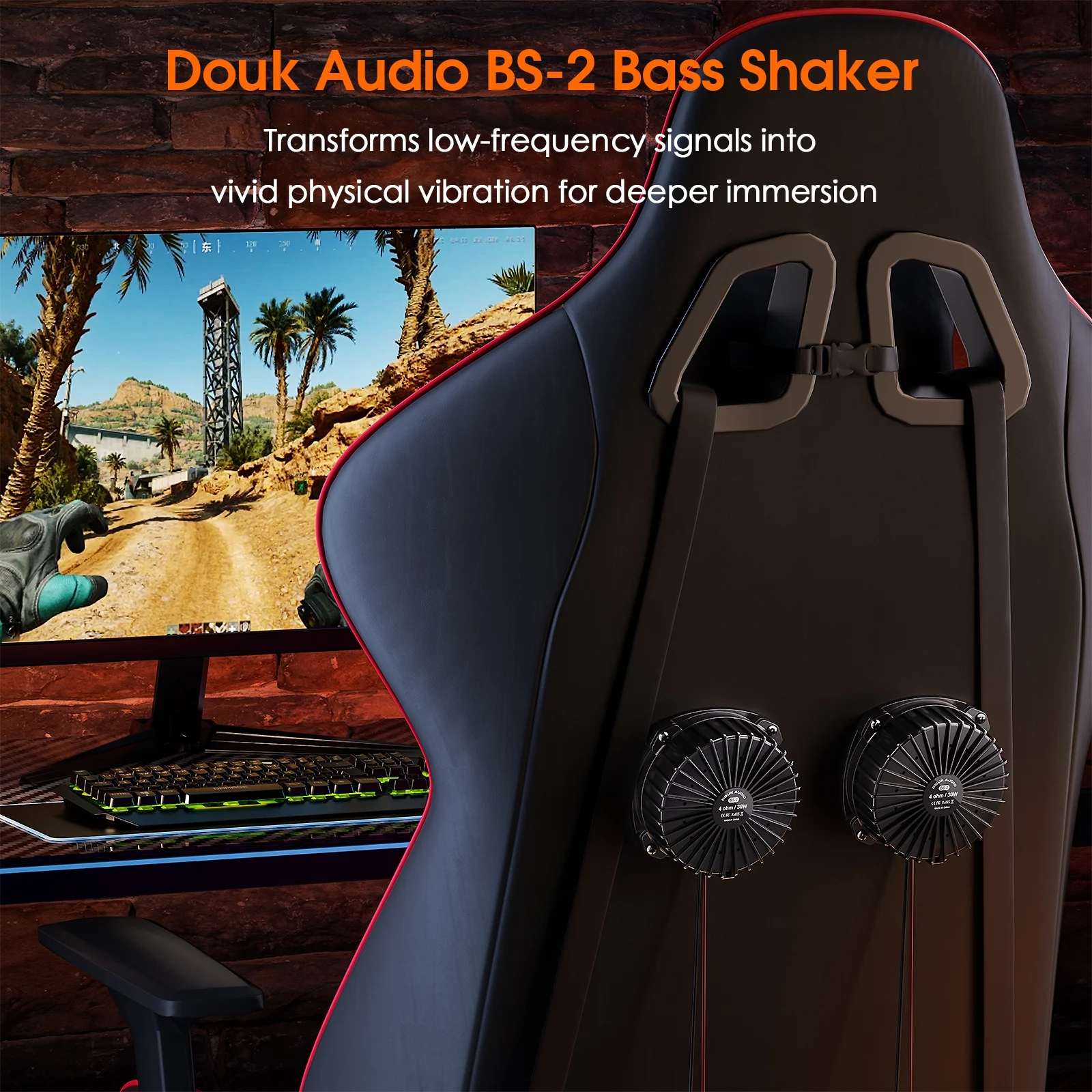 Douk Audio BS-2 30W 4Ω ベースシェイカ - Gaming Speaker のレビューと価格