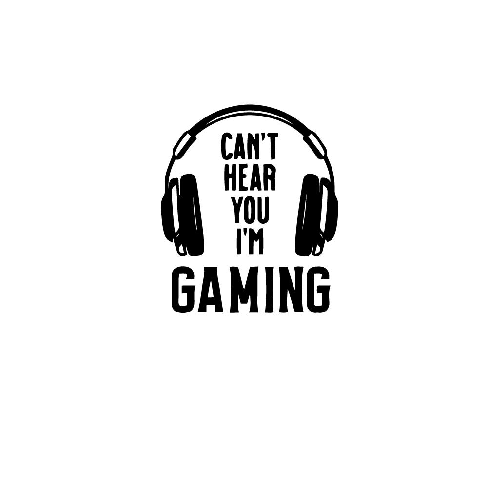 ビデオゲームの引用デカール装飾私はあなたの声が聞こえません私 - Pc Gaming Wallpaper のレビューと価格