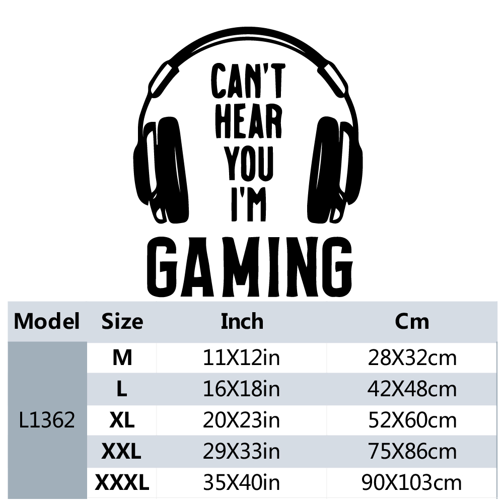 ビデオゲームの引用デカール装飾私はあなたの声が聞こえません私 - Pc Gaming Wallpaper のレビューと価格