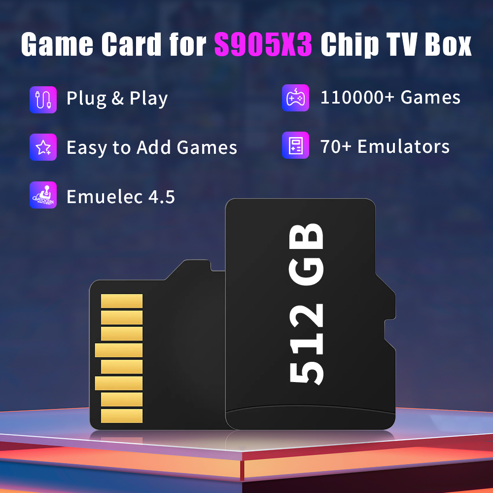 レトロなゲームコンソール,s905x3チップ用のtfカード, - Pc Gaming Emulator のレビューと価格